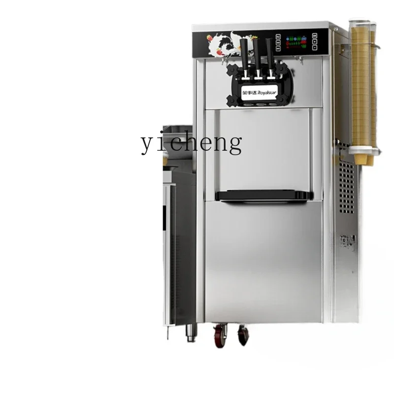 

ZK Ice Cream Machine Commercial Small Desktop Stall Automatic Ice Cream Ice Cream Cone