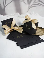 10/20pcs Thank You Gift box, Party Favor Bags Boxes with Bow Ribbon, Mini Candy Treat Bags for Birthday Wedding Party Holiday