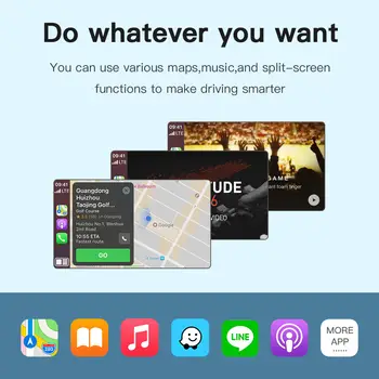 適用於福斯、Skoda、明銳、高爾夫7、Polo、帕薩特8(附MIB/MIB2系統)的無線CarPlay Android Auto車載模組,支援攝影機和AirPlay功能。 6 最佳銷售 汽車馬球 - №5