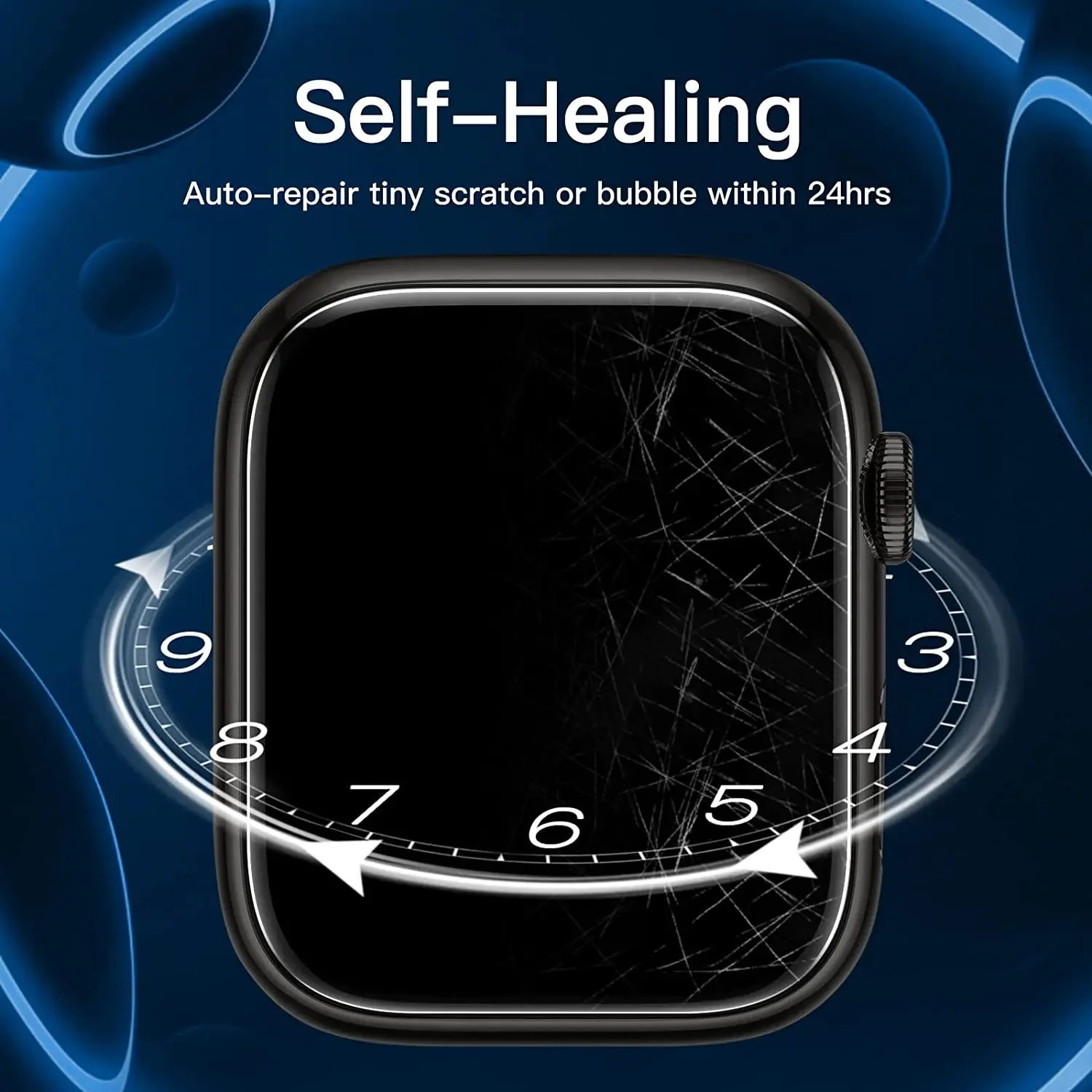소프트 하이드로겔 화면 보호 필름, 애플 워치 7, 6 SE, 5, 4, 3, 40mm, 44mm, 42mm, 38mm, 아이워치 8 울트라, 49mm, 41mm, 45mm