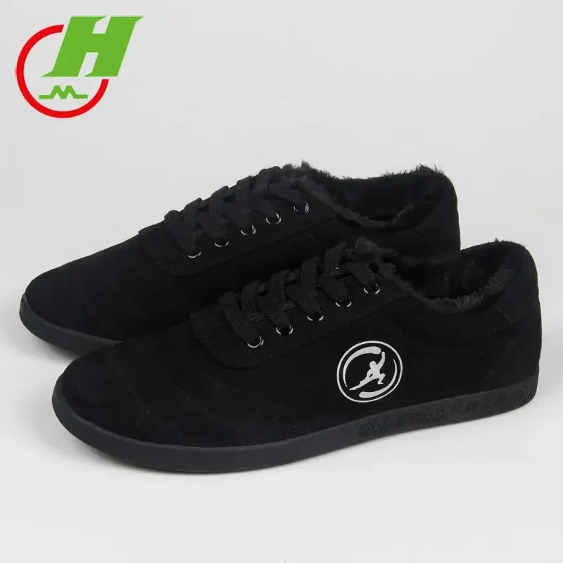 Winter  Tai Chi Shoes Martial Art  Warm Shoes Kung Fu Practice Shoes Free Flexible