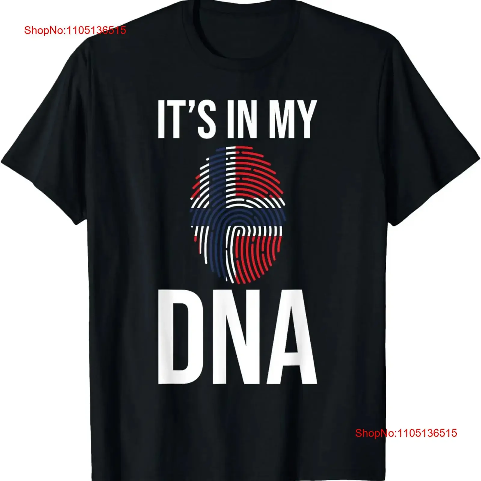 تي شيرت It In My DNA التراث النرويجي بصمة الإصبع النرويجية تي شيرت عتيق مغسول موضة ممتدة ملابس غير رسمية ناعمة أنيقة