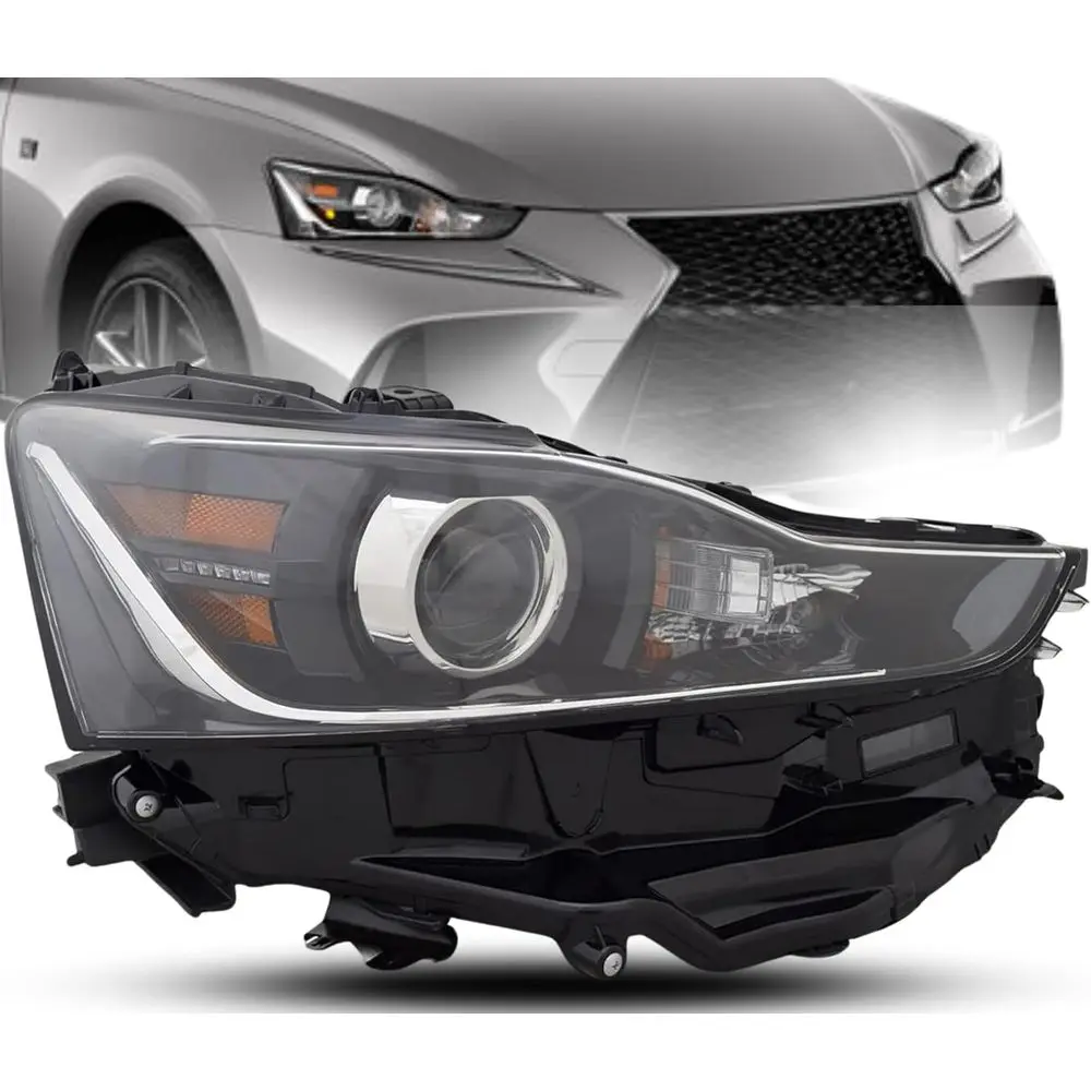 

Светодиодная лампа в сборе для замены фар (2017-2020 IS200t/IS300/IS350 Sport/Base Sport Utility) с лампочкой, соответствующая стандартам DOT/SAE, правая/левая