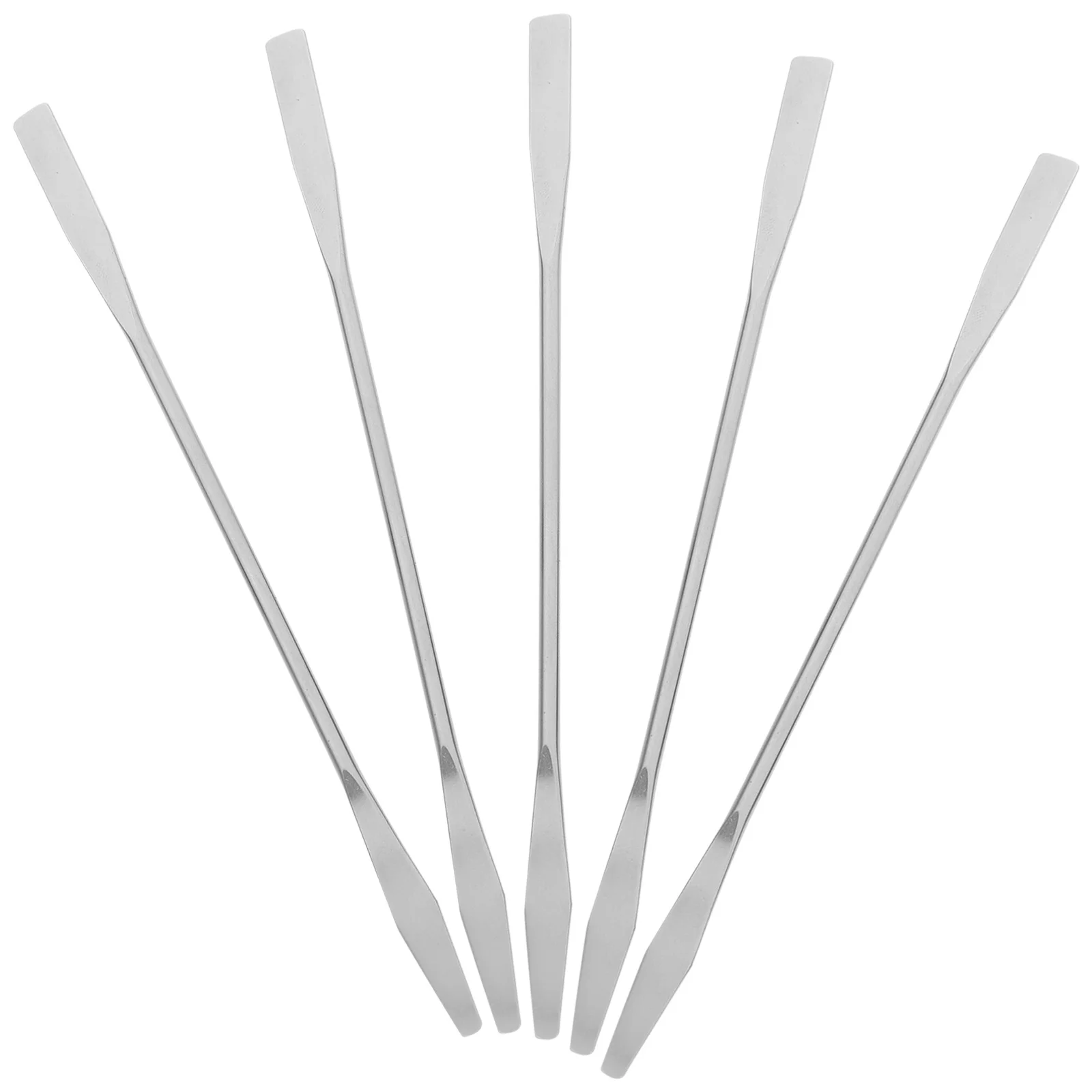 

5Pcs Stainless Steel Mixing Rods Makeup Spatula Nail Art Metal Stirring Rods Mixing Tools Stainless Steel Spatula