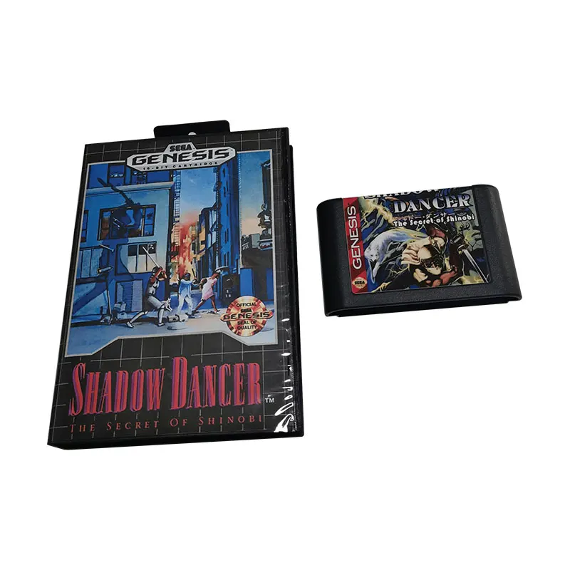 Cartuccia di gioco a 16 bit -Scheda MD Shadow_Dancer per console per videogiochi originale Genesis/Mega Drive PAL e NTSC