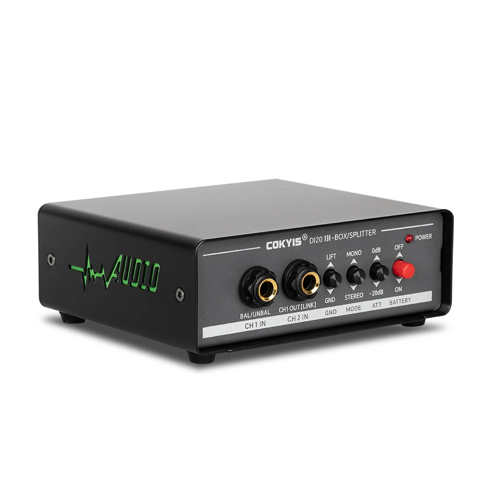 Multi-functional Signal Effect Device Dual channel Balanced Stage Guitar Instrument DI Box Distributor