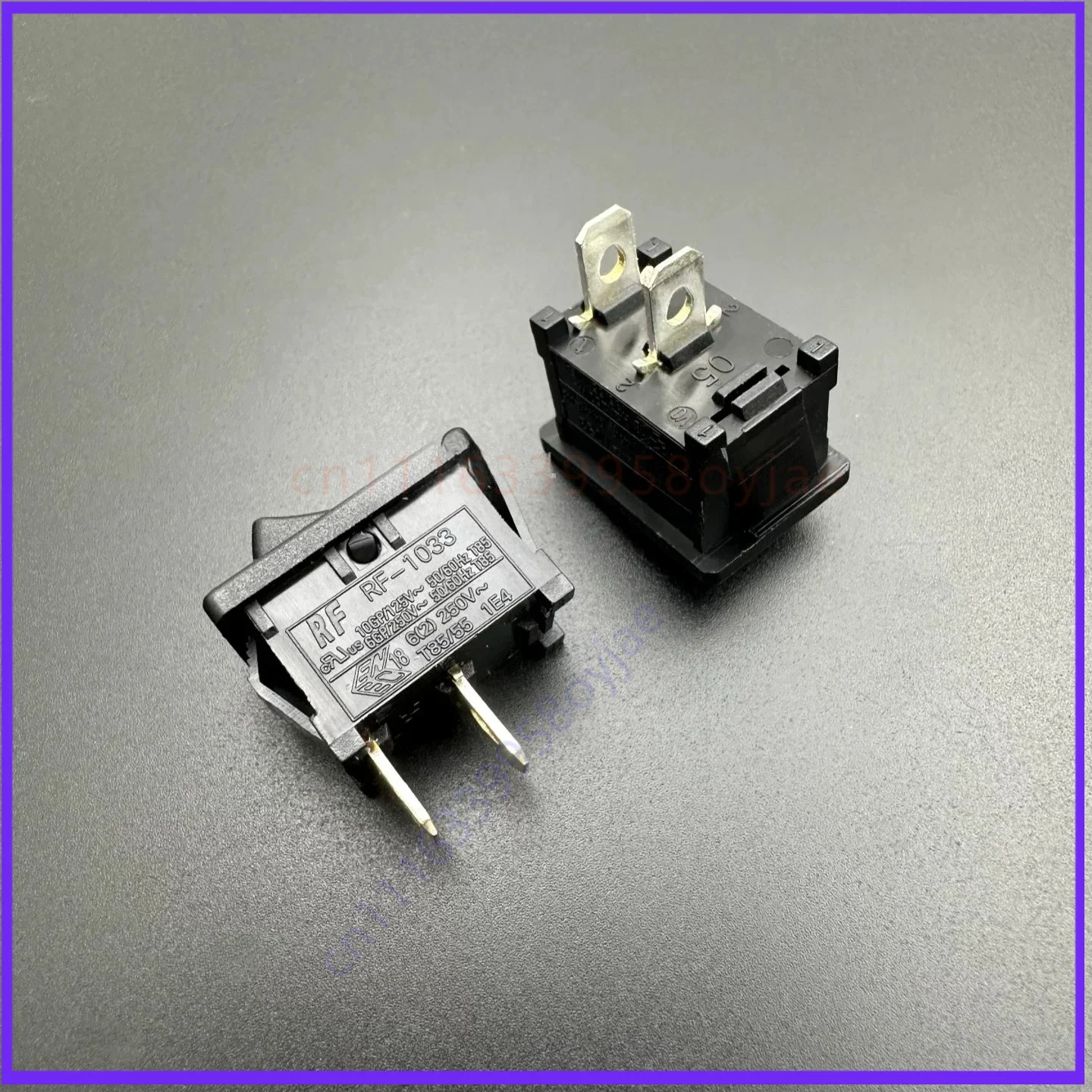 for RONGFENG RF-1033 Rocker Switch,2Pin 2Position 6A 250V  50pcs