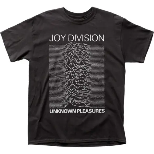 

Joy Division Unknown Pleasures Men's T-shirt Rock N Roll Classic T-shirt New Black Unisex High Quality Pure Cotton