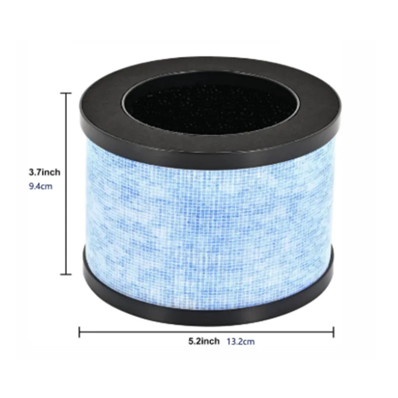 BAAO-H13 Filter For Aroeve MK01/MK06/EPI080/EPI081 Air Purifier Fan Cleaner Removes Pollen Lint Pet Dander Hair Odor Smoke