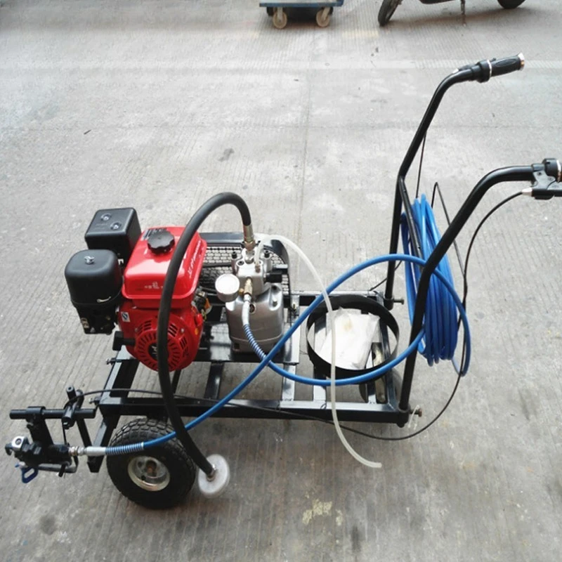 Small cold spray marking machine Community parking lot Driving school Playground Single gun and double gun cold spray equipment