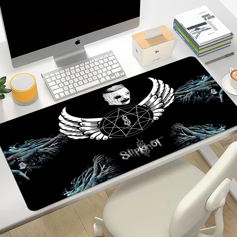 Band S-Slipknot Rock Mousepad Custom Skin Cartoon Anime Gaming Mouse Pad Keyboard Mouse Mats Desk Mat Accessories Bedroom