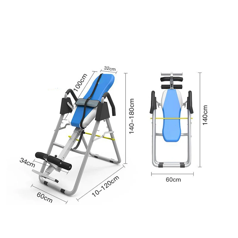 Mesa de terapia de inversión plegable para Fitness en casa, mesa de inversión para aliviar el dolor de espalda