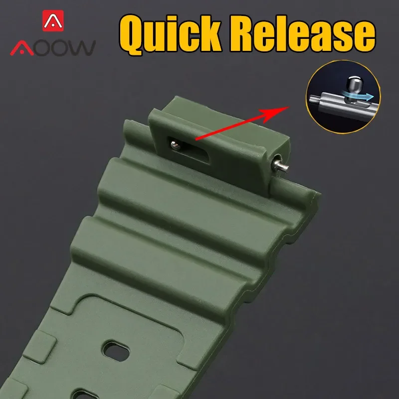 Quick Release Rubber Strap for Casio G-SHOCK DW-5600 GW-6900 GA-2100 2110 Stainless Steel Buckle 16mm Men TPU Bracelet Watchband