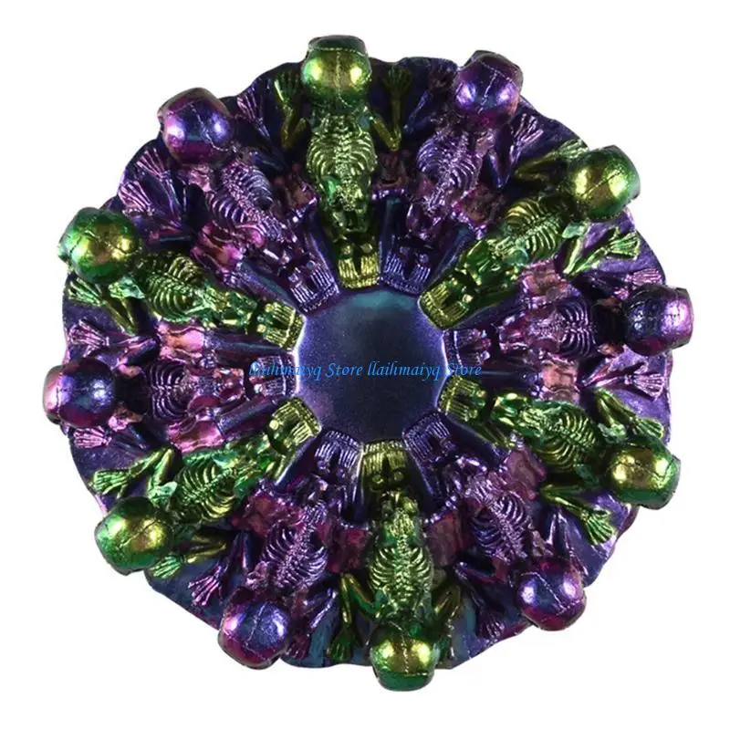 573B Skull Ashtray Silicone Mold Epoxy Resin Jewelry Mold Resin Casting Pendant Mold Suitable for Diy Resin Crafts