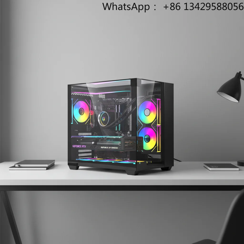 Standard Full Tower Prebuilt Desktop PC Intel I5 Processor, 16GB RAM 512GB SSD, Complete Interfaces,