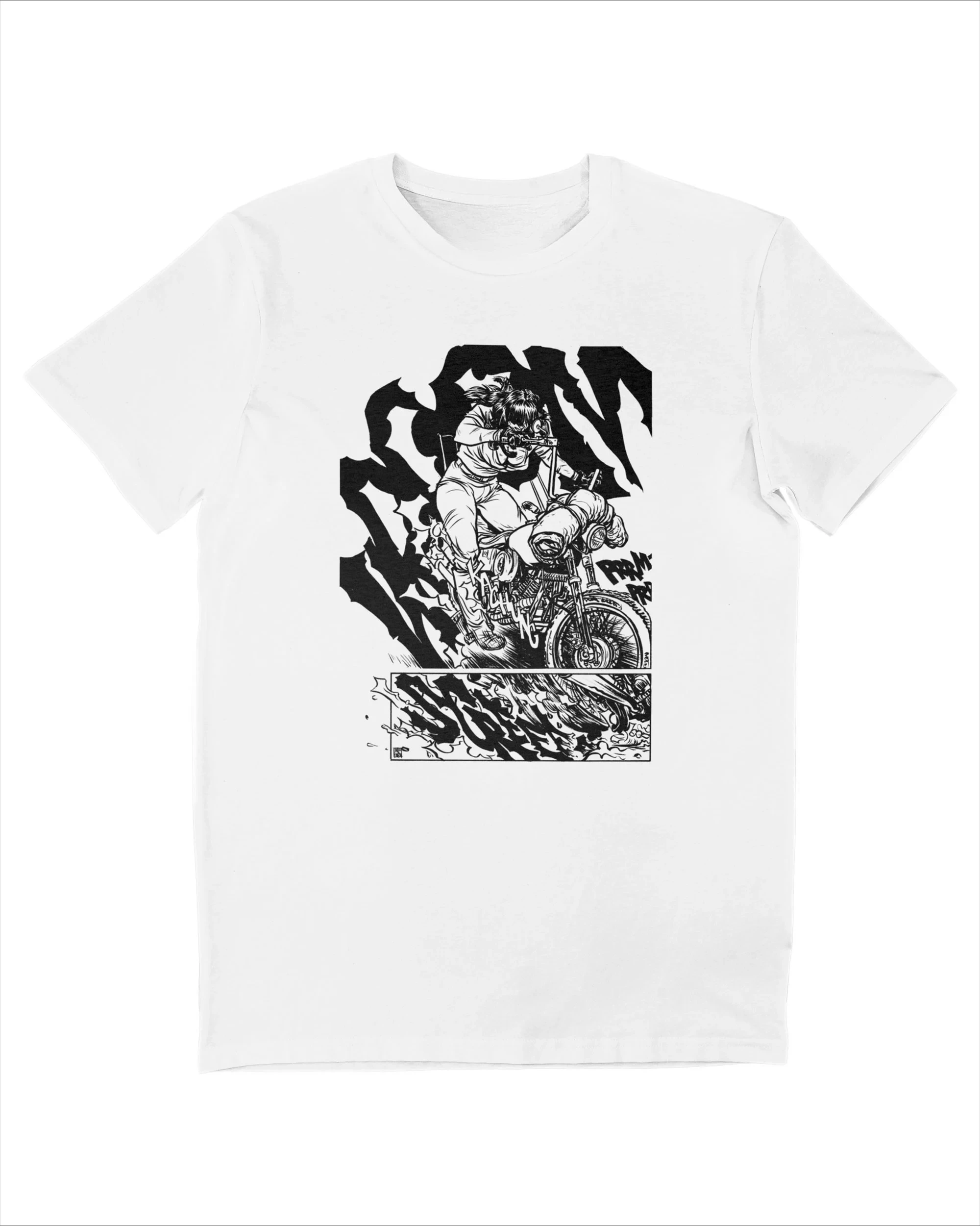 

Plaaaahh Dessin BD Moto Cross Femme Graphic Print Summer Luxury Brand Cotton Men's and Women's T-shirts Street Fashion Trend