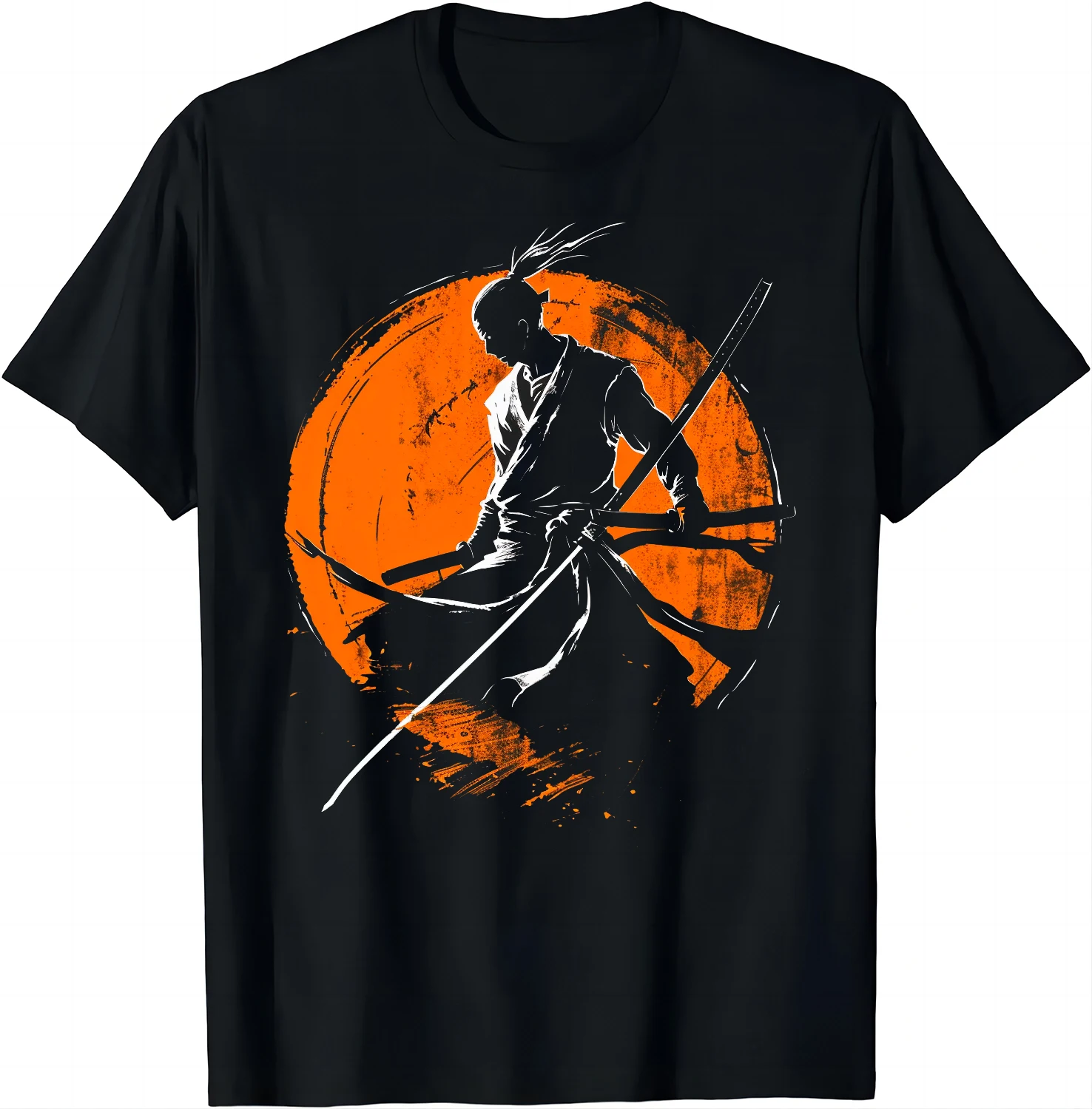 Ninja Warrior Tee - Shadow of The Blade T Shirts Cool Graphic T Shirts  Men Clothing Tops Camisas Streetwear Ropa Hombre