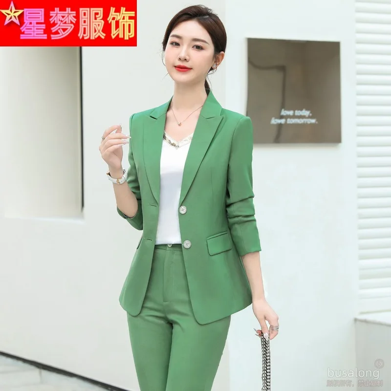 

Professional Tailored Suit Suit Women's 2023 Autumn and Winter New Lightly Mature Korean Style Graceful and Fashionable Goddess