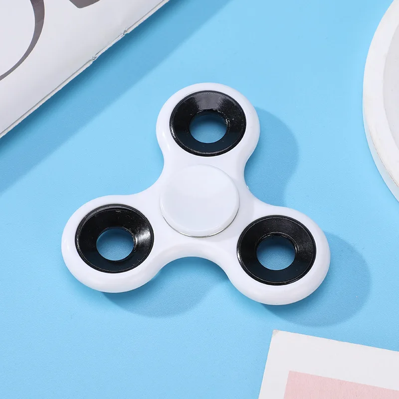 2pcs Hand Spinner Desk Focus Fingertip Gyro Toy Finger Spinner Stress Relief Autism ADHD Sensory Gift Adult Kids Funny Toys