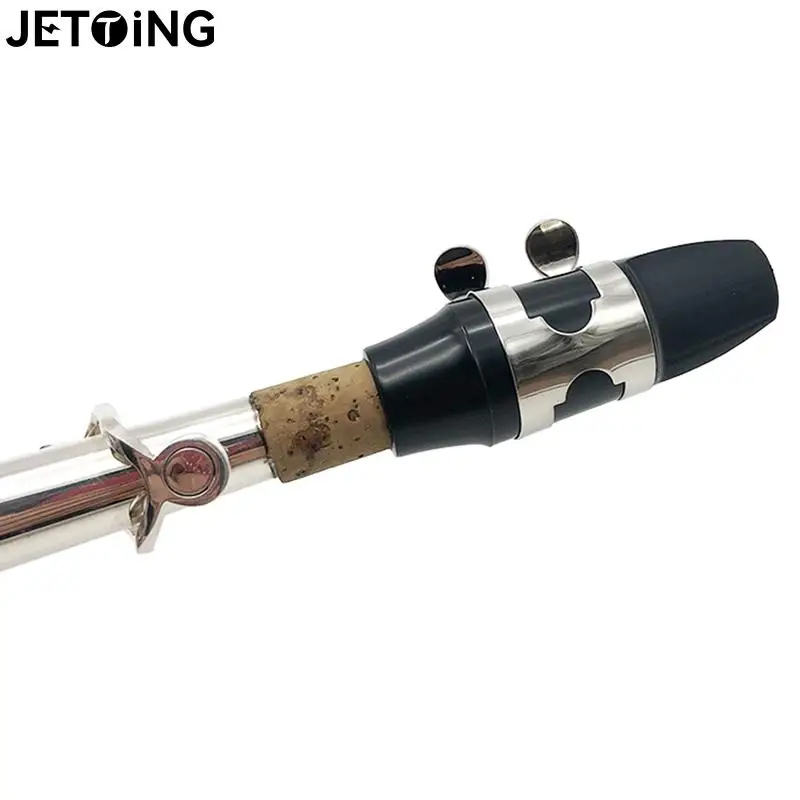 Saxophone professionnel Soprano/Tenor /Alto, embout en plastique ABS, accessoires d'instruments de musique noirs, 1 pièce