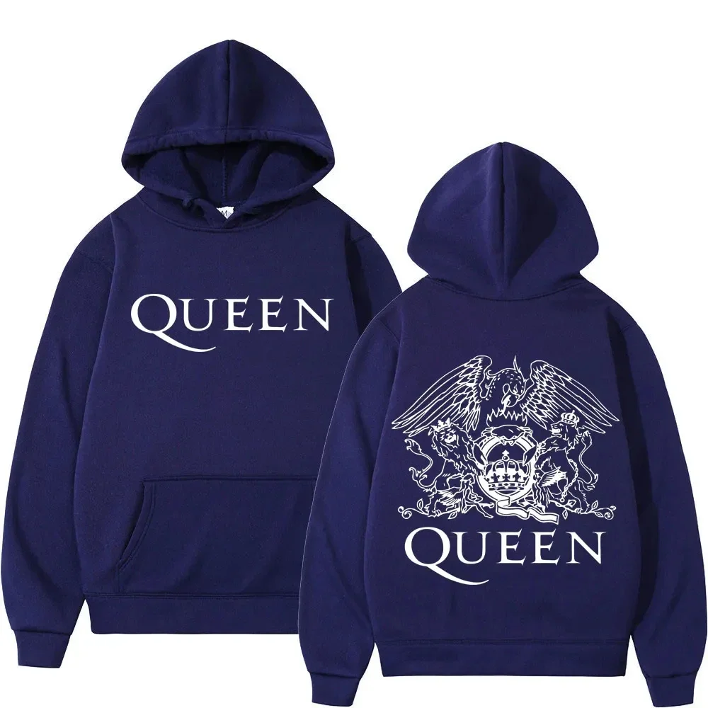 Autumn Winter Men Hoodie British Rock Band Queen Print Pullover Hoody Woman Sweatshirts Unisex Streetwear Fashion y2k Clothing