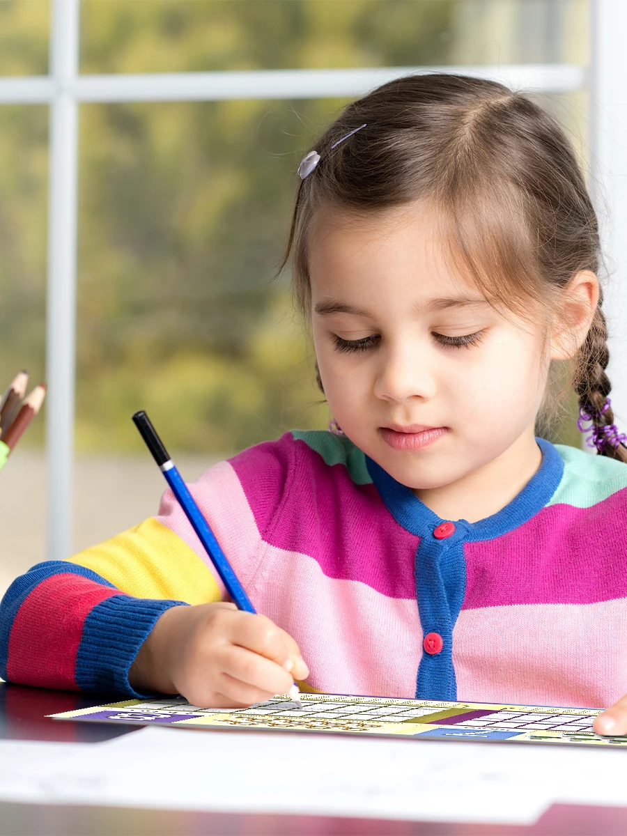 Cute baby learn! Spanish number and letter grading primer for Kids Learning