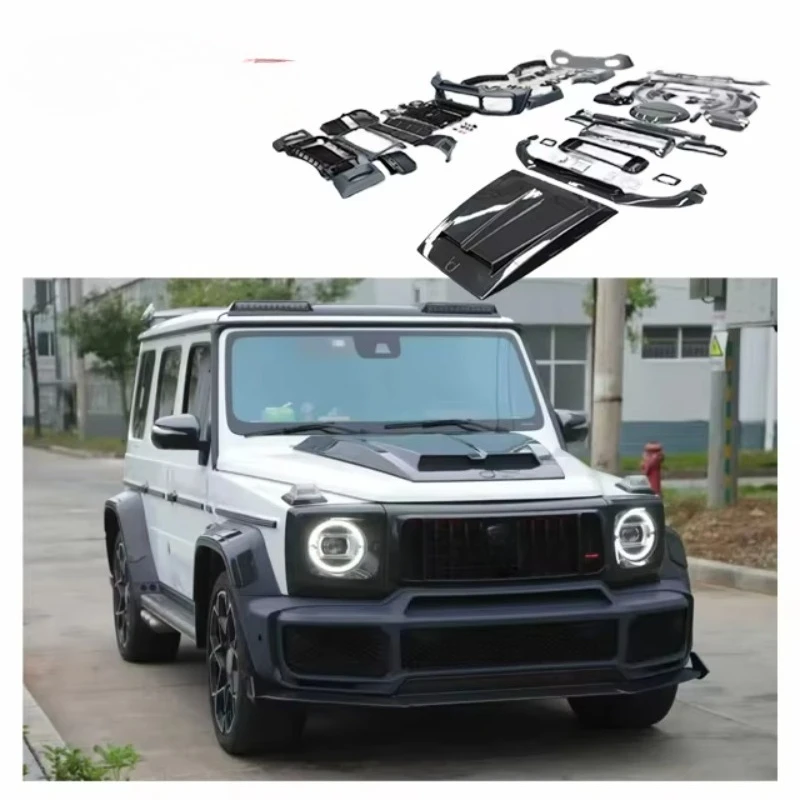 Dream Garage For Benz W464 G Class Upgrade G900 Style Carbon Full Body Kit W464 PP Bumper Carbon Body Kit