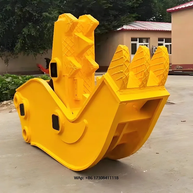 High Crushing Force Hydraulic Concrete Pulverizer with Replaceable Teeth for Excavator Demolition and Recycling