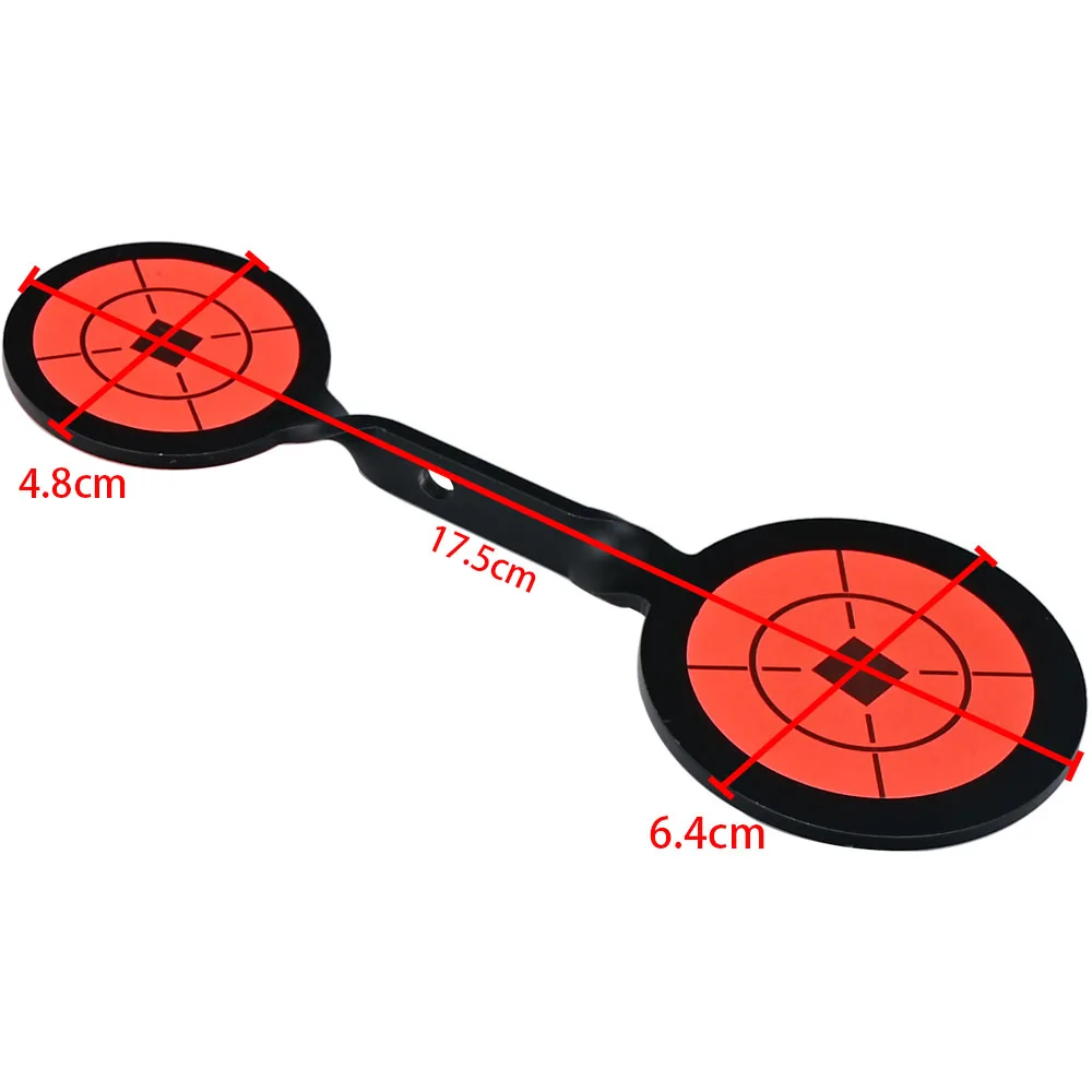 Двойной спиннер для стрельбы по мишеням, металлическая стрельба, маленькая мишень CS, тренировочный спиннер для стрельбы для страйкбола, спорта на открытом воздухе