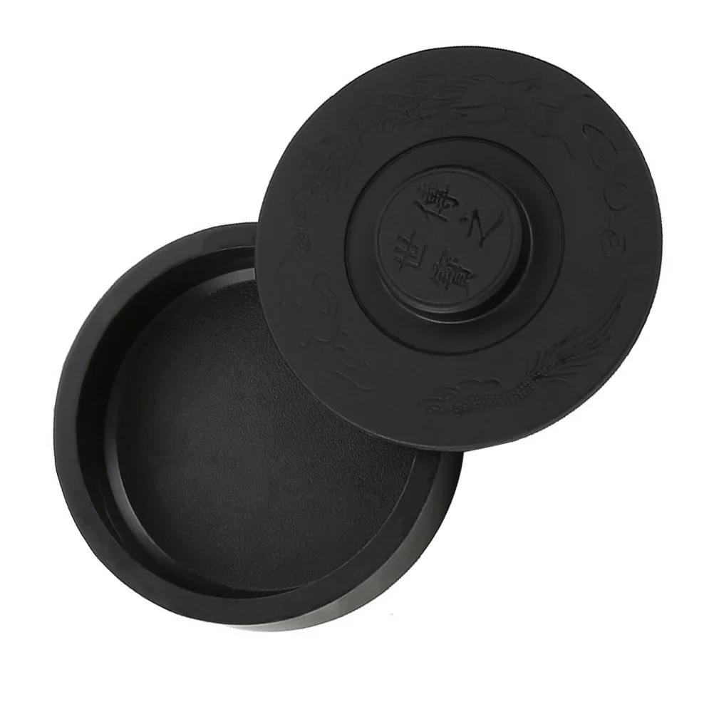 

High Quality Imitation Stone Inkstone Exquisite Workmanship Traditional Writing Accessory Ink Grinding Supplies for Calligraphy