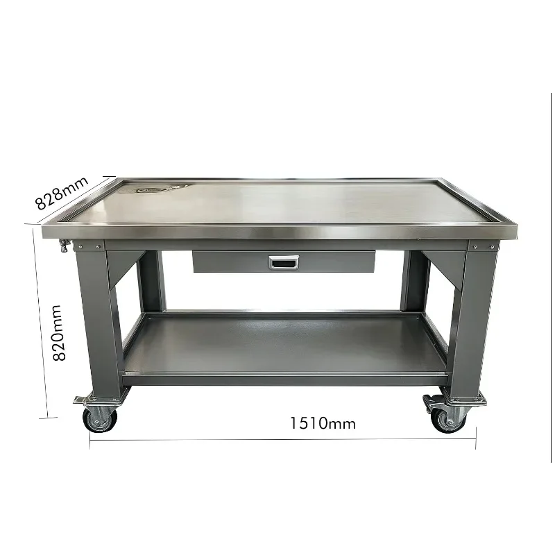 Auto maintenance start table, load-bearing 1000Kg machine repair work table