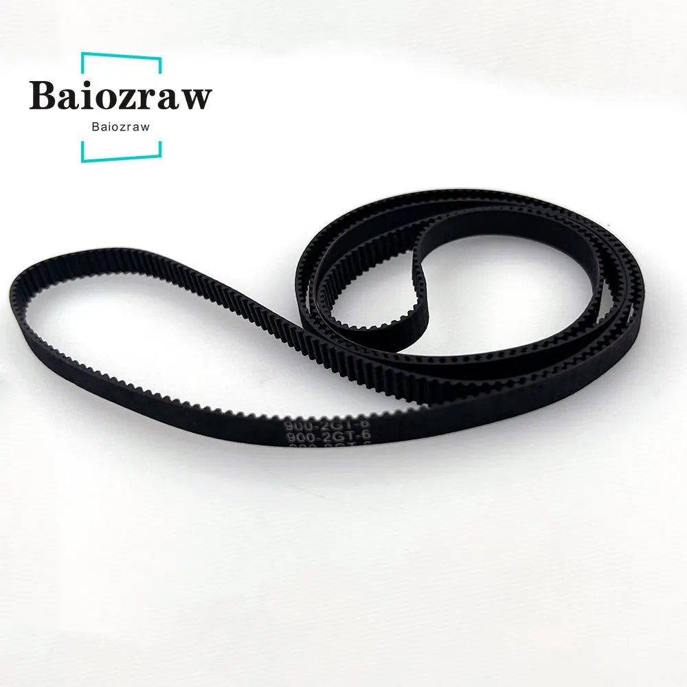 3D Printer Parts GT2 6mm Closed Loop Rubber Timing Belt 752 760 782 784 800 810 840 848 850 852 860 900mm 2GT 1pcs