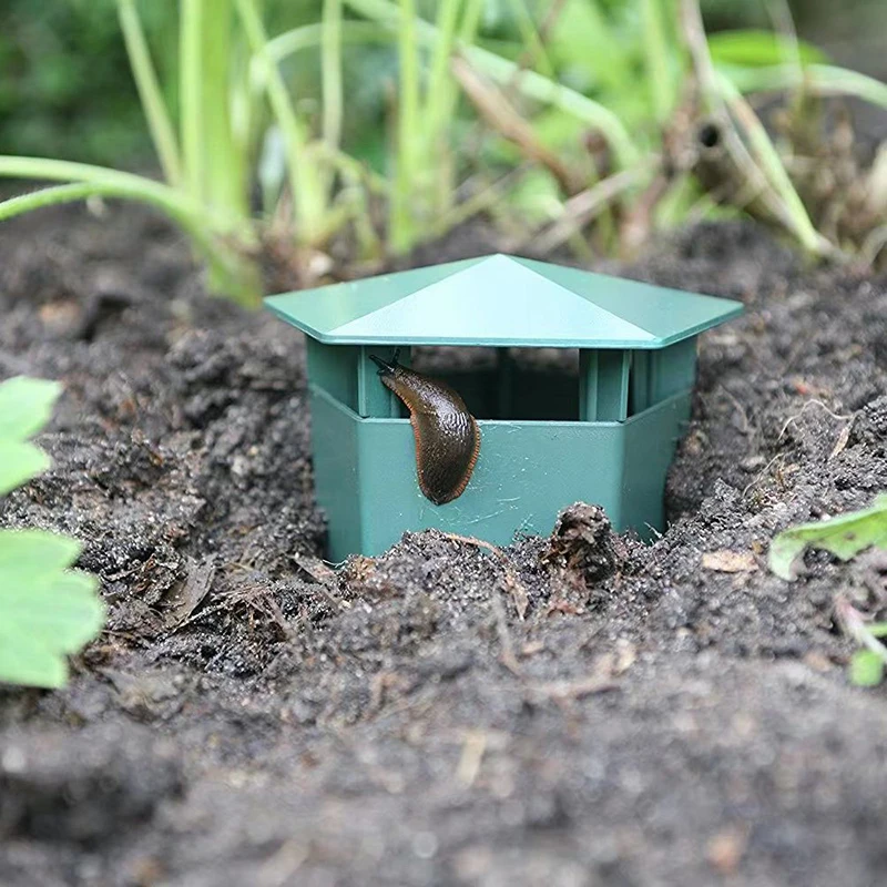 Eco-friendly Snail Cage Slug House Snail Trap Catcher Pests Bait Station Tools Animal Pest Repeller Garden Farm Protector