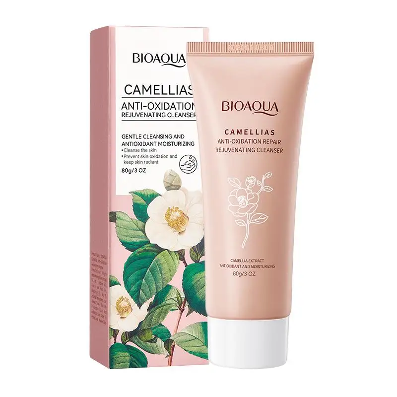 

80g Camellia Antioxidant Rejuvenating Cleanser Cleansing Milk-Cream Facial Cleaning Facial Cleaning Foam For Washing Face