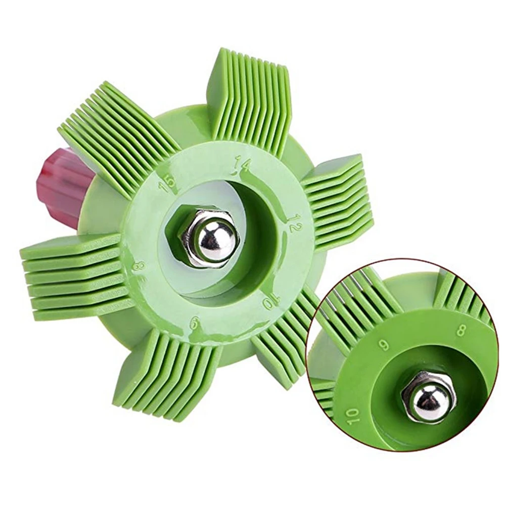 

2 шт. автомобильный холодильный конденсатор, радиатор, испаритель, ребра, расческа, инструмент для очистки грабли, зеленый и белый