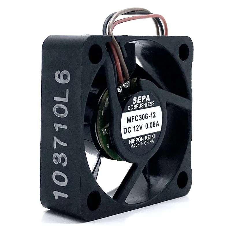 2pcs MFC30G-12 SEPA 3010 Cooling Fan 12V 3CM Micro Ultra-thin 3D Printer Inverter Server Driver Fans