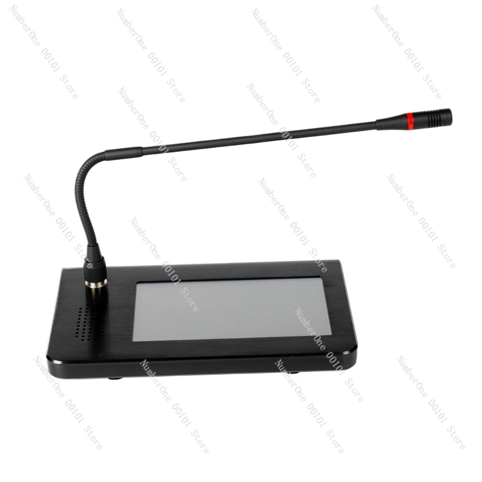 Cloud broadcast paging microphone intercom 7inch screen touch microphone campus broadcast system loudspeaker intelligent loudspe