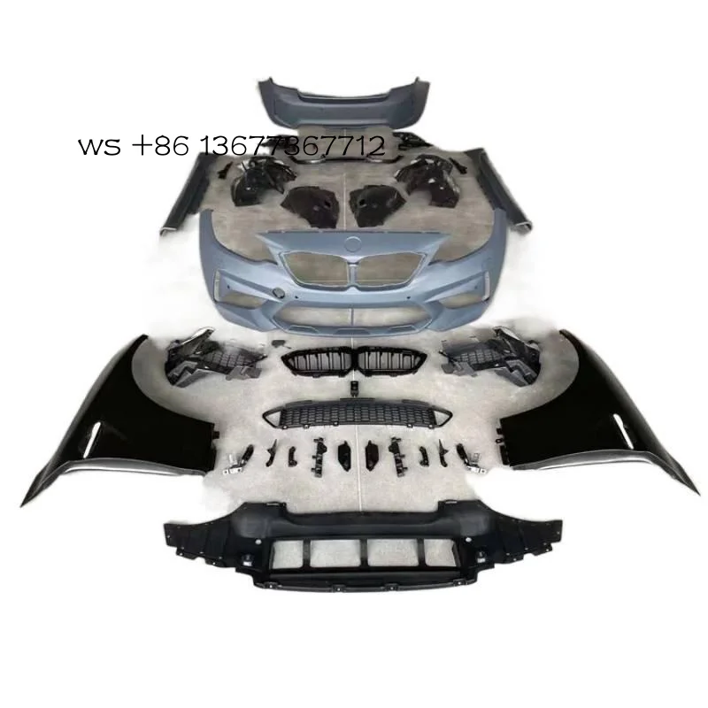 

Factory hot salesAuto Parts Widebody F87 M2 Style Bodykit Side Skirts Rear Diffusers Fender Front Grille Bumper Body Kit for BMe