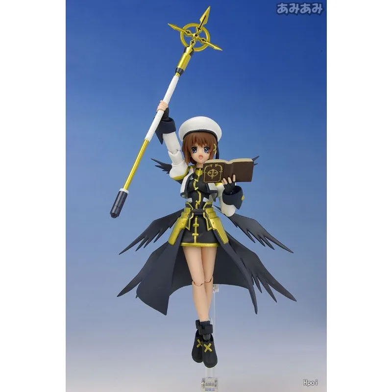 Stock Original Max Factory Figma 026 Yagami Hayate Magical Girl Lyrical Nanoha StrikerS 135mm Model Animation Character Action