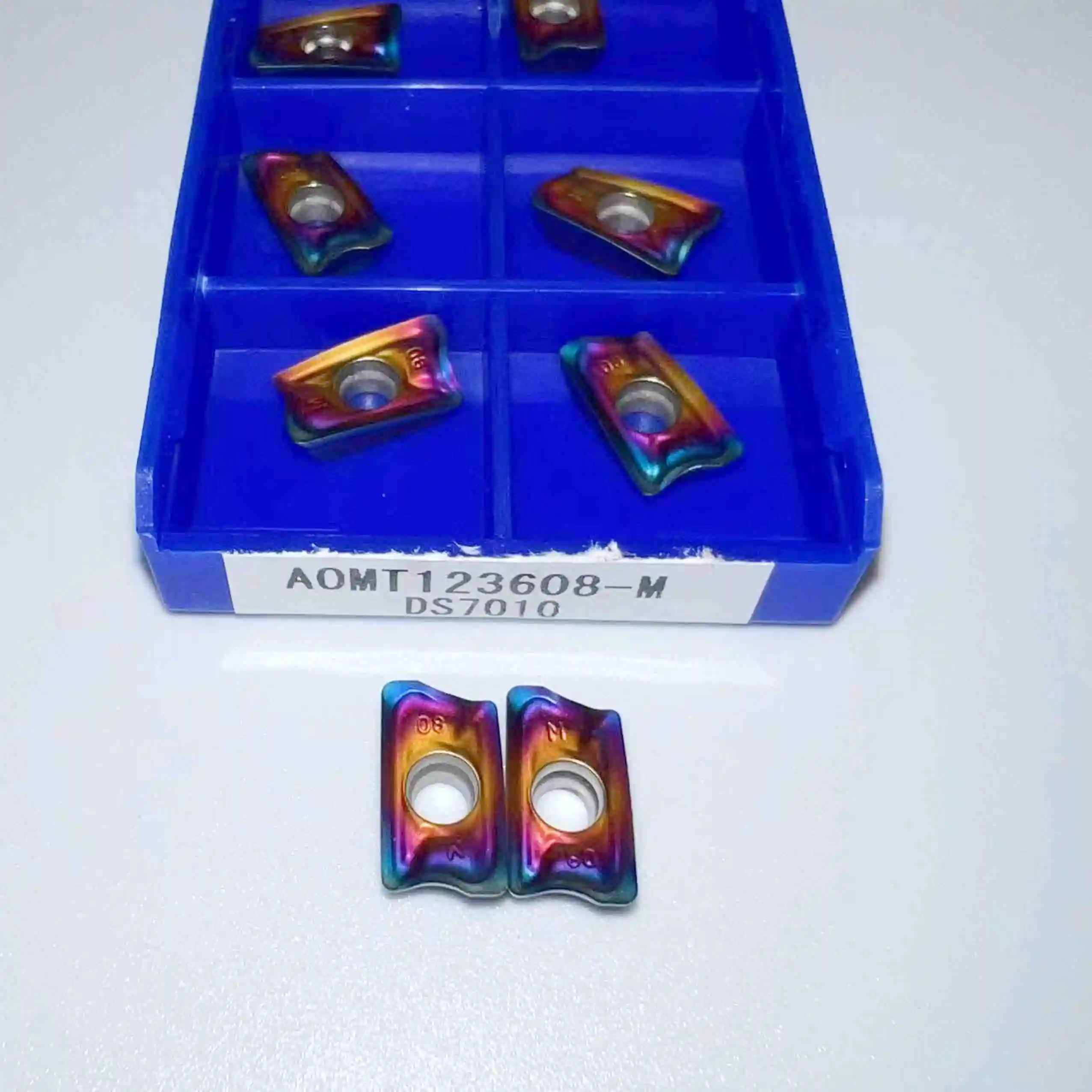 10pcs aomt123608 peer m vp15tf alta qualidade interna de metal aço steeless ferramenta de torneamento de carboneto de 123608 aomt transformando