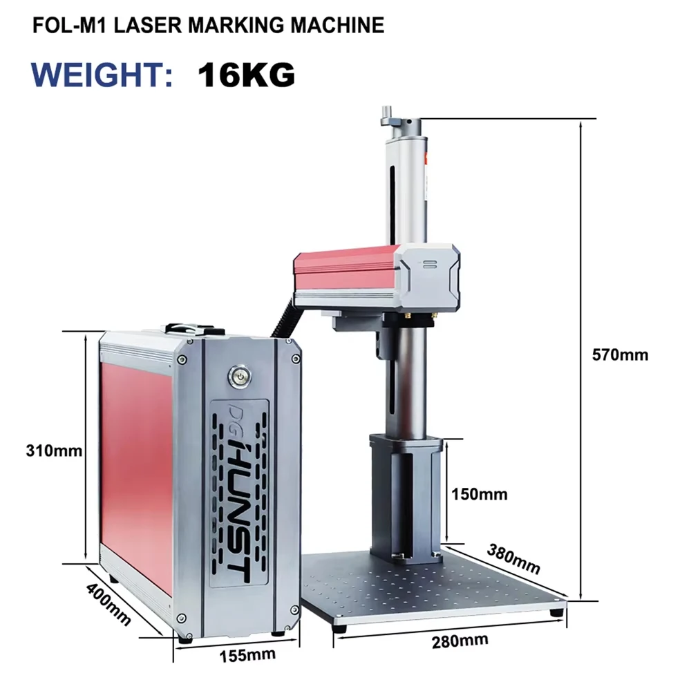 DGHUNST M1 Fiber Laser Marking - огляд і ціна Fiber Laser Marking 30W Jewelry