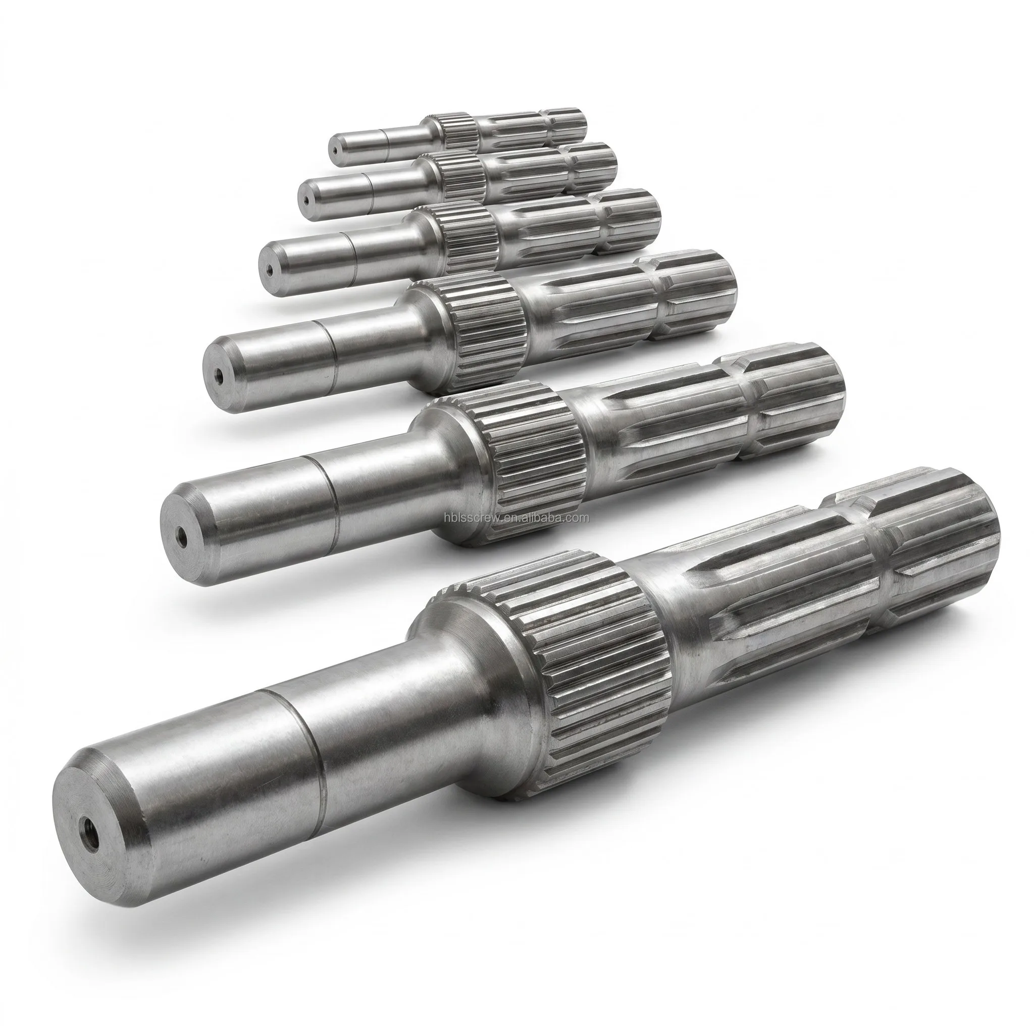 6-Slot 1-3/8 inch numerical control processing agricultural drive shaft, suitable for agricultural tractor spline flange power o