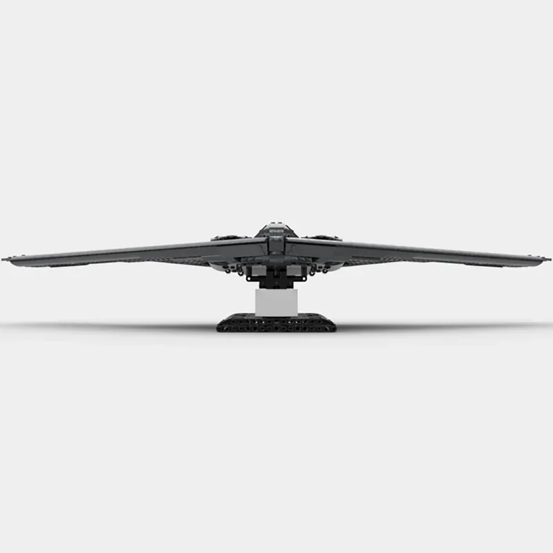 Bloques de construcción Moc de la serie militar, escala 1:72, B-2, modelo de bombardero, tecnología de ladrillos, montaje DIY, avión, juguetes para niños
