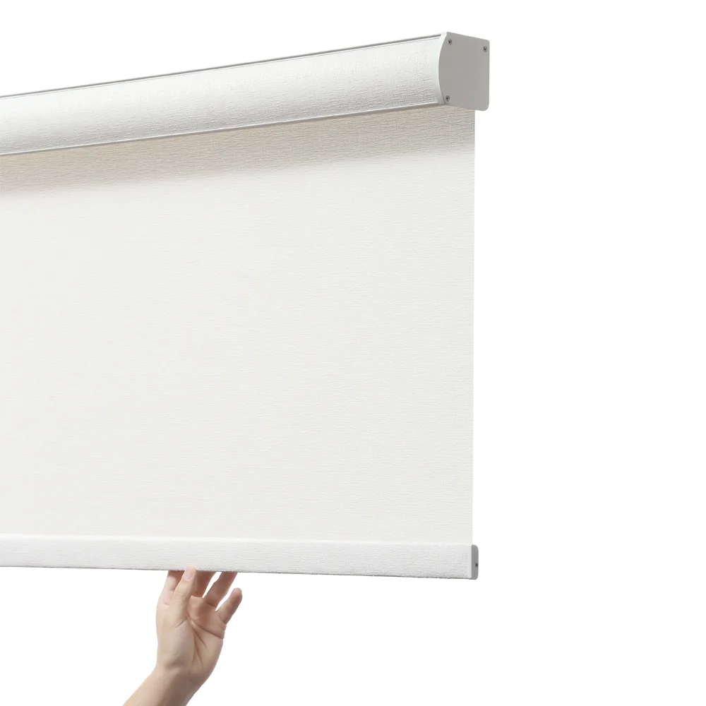 # Hot Living Room Cordless Spring Roller Shutter Hotel Double Electric Single Layer Roller Shutter Window