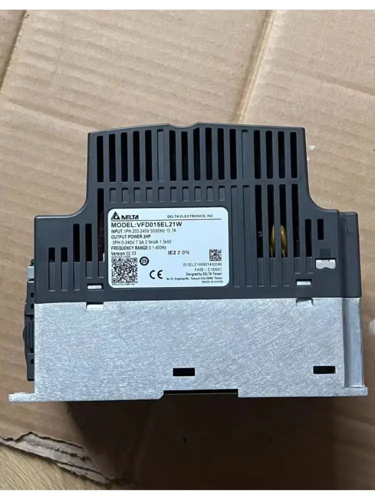 Used inverter VFD015EL21W, function well
