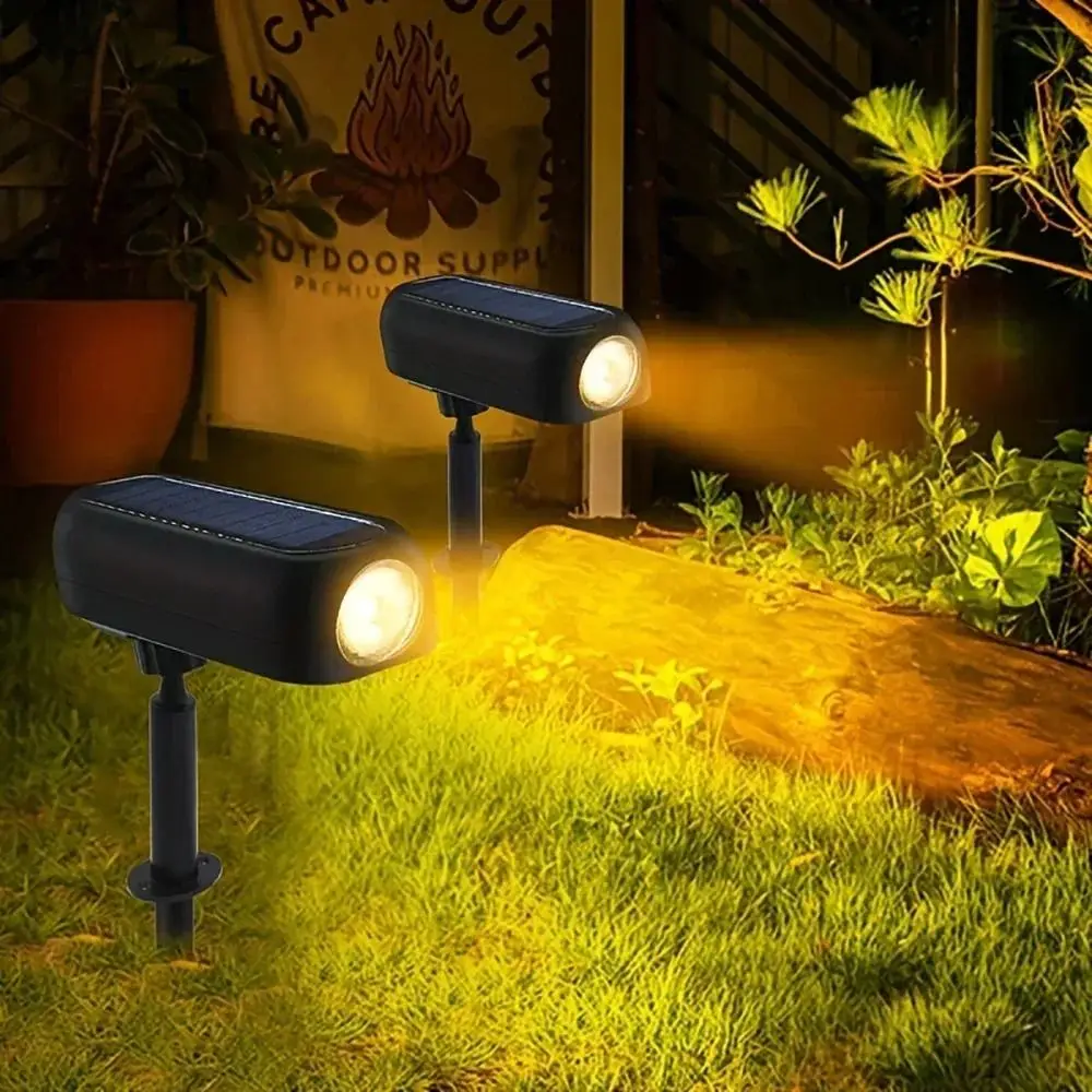 

New 2-in-1 Solar Spotlight IP55 Waterproof Wall Lamp High Brightness Adjustable Garden Lawn Lights Garden Decoration