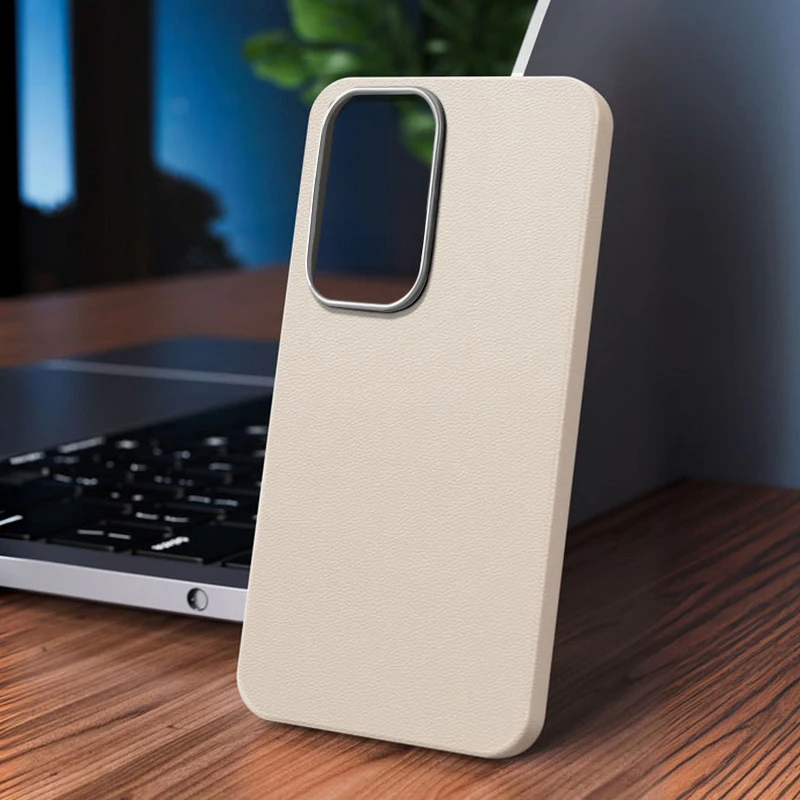 Leather Texture TPU Case For Samsung Galaxy S25 Edge S24 Ultra S23 FE S22 Plus A56 A16 A55 A15 A35 A36 A25 A26 A53 A54 5G Cover - náhled 6