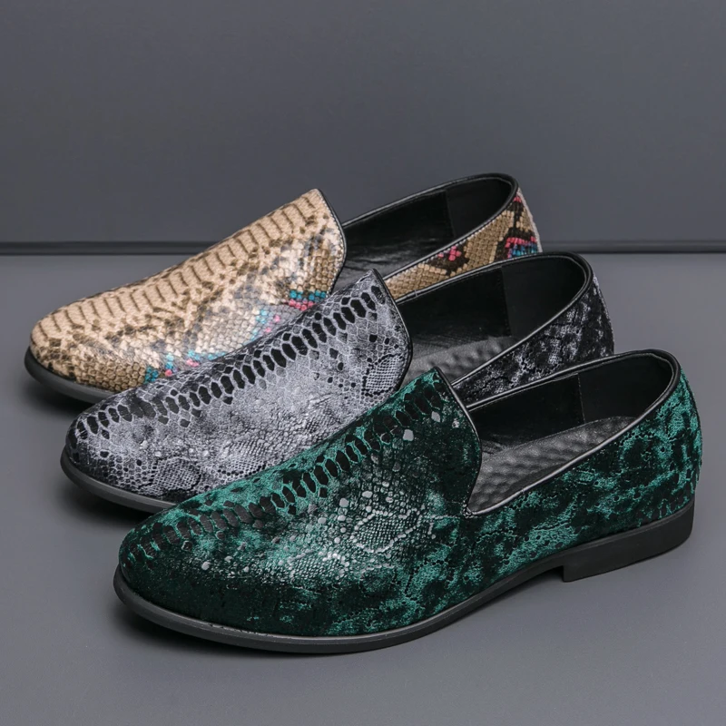 로퍼 남성 캐주얼 편안한 경량 통기성 유행 작은 가죽 신발 영국 Busine Office 신발 남성 사이즈 38-46