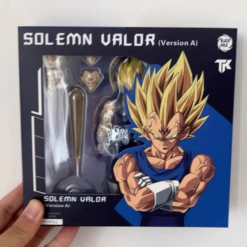 Jouets à trous noirs TK Dragon Ball Super Saiyan SSJ Majin végéta, figurine d'action Anime, dommages causés par la bataille, modèle de collection pleine puissance