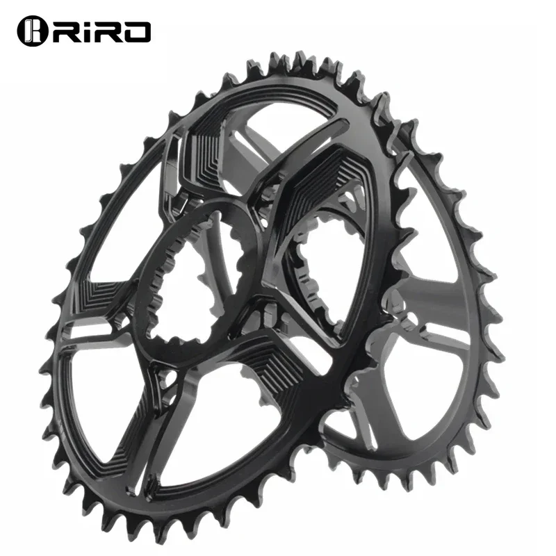 

RIRO Bicycle Ultralight Hollow 32/34/36/38T Wide Narrow Teeth Chainwheel Crankset Crown 9/10/11/12S NX XX Single Disc